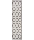 Safavieh Linden  Light Grey / Charcoal LND124 2 ft. 2 in. X 8 ft. Runner Rug