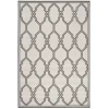 Safavieh Linden  Light Grey / Charcoal LND124 9 ft. X 12 ft. Rectangle Rug