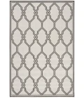 Safavieh Linden  Light Grey / Charcoal LND124 4 ft. X 6 ft. Rectangle Rug