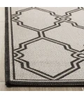 Safavieh Linden  Light Grey / Charcoal LND124 6 ft. 7 in. X 6 ft. 7 in. Square Rug