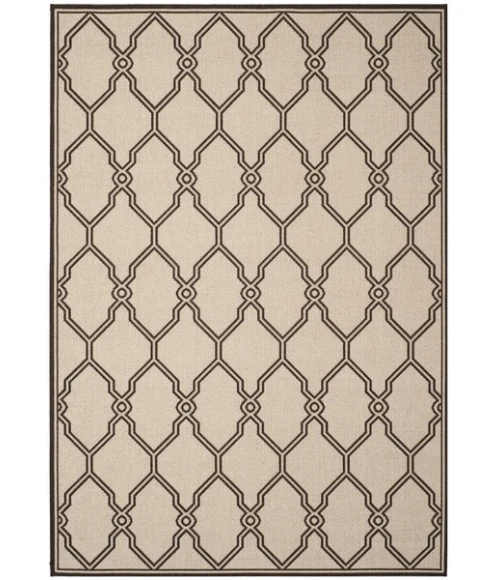 Safavieh Linden  Natural / Brown LND124 5 ft. 3 in. X 7 ft. 6 in. Rectangle Rug