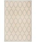 Safavieh Linden  Cream / Aqua LND124 4 ft. X 6 ft. Rectangle Rug