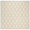 Safavieh Linden  Cream / Aqua LND124 6 ft. 7 in. X 6 ft. 7 in. Square Rug