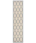 Safavieh Linden  Cream / Blue LND124 2 ft. 2 in. X 8 ft. Runner Rug