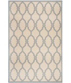 Safavieh Linden  Cream / Blue LND124 5 ft. 3 in. X 7 ft. 6 in. Rectangle Rug