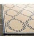 Safavieh Linden  Cream / Blue LND124 6 ft. 7 in. X 6 ft. 7 in. Square Rug