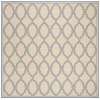 Safavieh Linden  Cream / Blue LND124 6 ft. 7 in. X 6 ft. 7 in. Square Rug