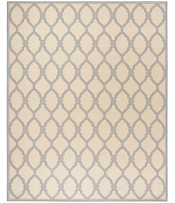Safavieh Linden  Cream / Blue LND124 8 ft. X 10 ft. Rectangle Rug