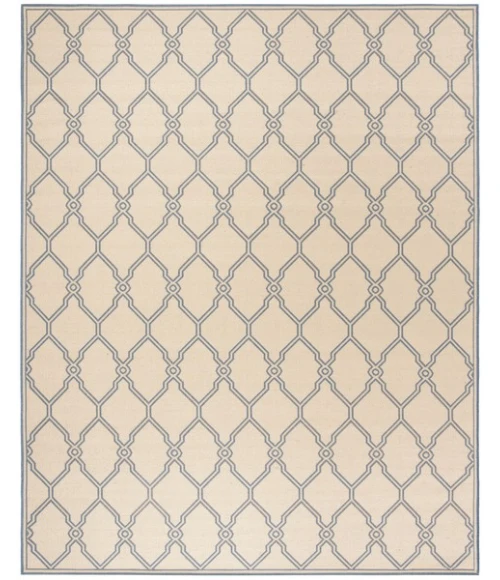 Safavieh Linden  Cream / Blue LND124 8 ft. X 10 ft. Rectangle Rug