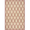 Safavieh Linden  Red / Creme LND124 4 ft. X 6 ft. Rectangle Rug