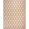 Safavieh Linden  Red / Creme LND124 9 ft. X 12 ft. Rectangle Rug