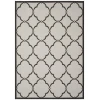 Safavieh Linden  Light Grey / Charcoal LND125 5 ft. 3 in. X 7 ft. 6 in. Rectangle Rug