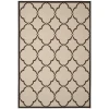 Safavieh Linden  Natural / Brown LND125 4 ft. X 6 ft. Rectangle Rug
