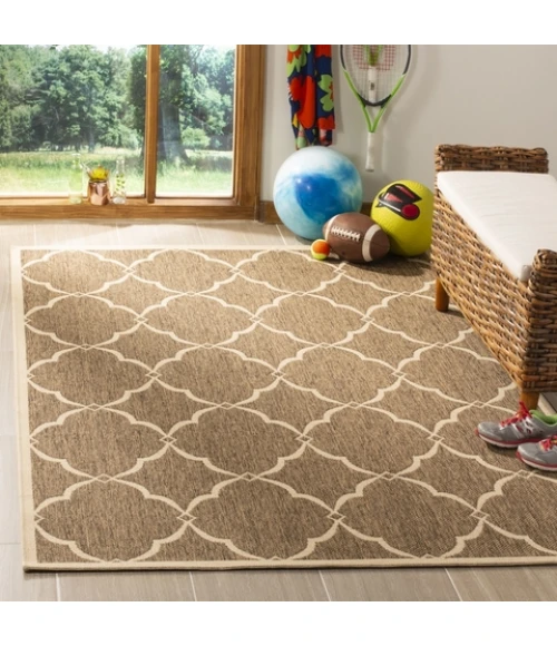 Safavieh Linden  Beige / Cream LND125 8 ft. X 10 ft. Rectangle Rug