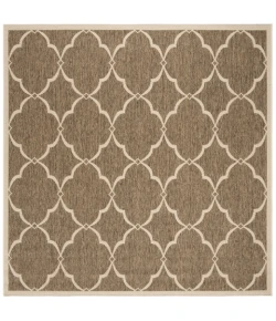 Safavieh Linden  Beige / Cream LND125 6 ft. 7 in. X 6 ft. 7 in. Square Rug