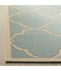 Safavieh Linden  Aqua / Cream LND125 9 ft. X 12 ft. Rectangle Rug