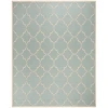 Safavieh Linden  Aqua / Cream LND125 9 ft. X 12 ft. Rectangle Rug