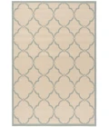 Safavieh Linden  Cream / Aqua LND125 8 ft. X 10 ft. Rectangle Rug