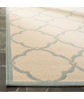 Safavieh Linden  Cream / Aqua LND125 8 ft. X 10 ft. Rectangle Rug