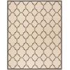 Safavieh Linden  Creme / Brown LND125 9 ft. X 12 ft. Rectangle Rug