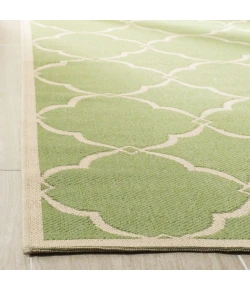 Safavieh Linden  Olive / Cream LND125 6 ft. 7 in. X 6 ft. 7 in. Square Rug