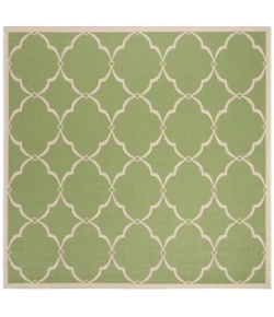 Safavieh Linden  Olive / Cream LND125 6 ft. 7 in. X 6 ft. 7 in. Square Rug