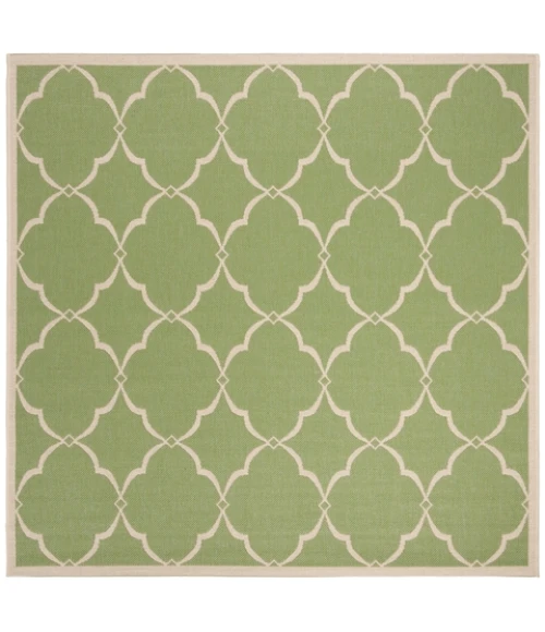 Safavieh Linden  Olive / Cream LND125 6 ft. 7 in. X 6 ft. 7 in. Square Rug