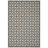 Safavieh Linden  Light Grey / Charcoal LND127 4 ft. X 6 ft. Rectangle Rug