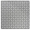 Safavieh Linden  Light Grey / Charcoal LND127 6 ft. 7 in. X 6 ft. 7 in. Square Rug