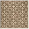 Safavieh Linden  Beige / Cream LND127 6 ft. 7 in. X 6 ft. 7 in. Square Rug