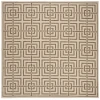 Safavieh Linden  Cream / Beige LND128 6 ft. 7 in. X 6 ft. 7 in. Square Rug