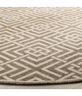 Safavieh Linden  Beige / Cream LND128 6 ft. 7 in. X 6 ft. 7 in. Round Rug