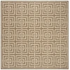 Safavieh Linden  Beige / Cream LND128 6 ft. 7 in. X 6 ft. 7 in. Square Rug