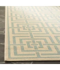 Safavieh Linden  Cream / Aqua LND128 4 ft. X 6 ft. Rectangle Rug
