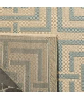 Safavieh Linden  Cream / Aqua LND128 4 ft. X 6 ft. Rectangle Rug