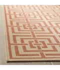 Safavieh Linden  Cream / Rust LND128 5 ft. 3 in. X 7 ft. 6 in. Rectangle Rug