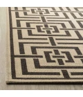 Safavieh Linden  Creme / Brown LND128 6 ft. 7 in. X 6 ft. 7 in. Square Rug