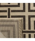 Safavieh Linden  Creme / Brown LND128 6 ft. 7 in. X 6 ft. 7 in. Square Rug