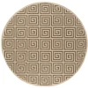 Safavieh Linden  Beige / Cream LND129 6 ft. 7 in. X 6 ft. 7 in. Round Rug
