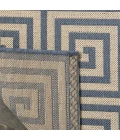 Safavieh Linden  Cream / Blue LND129 4 ft. X 6 ft. Rectangle Rug