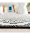 Safavieh Linden  Light Grey / Charcoal LND132 6 ft. 7 in. X 6 ft. 7 in. Square Rug