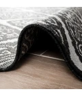 Safavieh Linden  Light Grey / Charcoal LND132 6 ft. 7 in. X 6 ft. 7 in. Square Rug