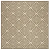 Safavieh Linden  Cream / Beige LND132 6 ft. 7 in. X 6 ft. 7 in. Square Rug