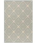 Safavieh Linden  Cream / Aqua LND132 5 ft. 3 in. X 7 ft. 6 in. Rectangle Rug