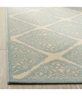 Safavieh Linden  Cream / Aqua LND132 5 ft. 3 in. X 7 ft. 6 in. Rectangle Rug