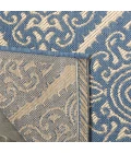 Safavieh Linden  Cream / Blue LND132 5 ft. 3 in. X 7 ft. 6 in. Rectangle Rug