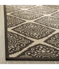 Safavieh Linden  Creme / Brown LND132 6 ft. 7 in. X 6 ft. 7 in. Round Rug