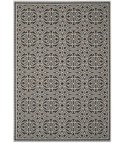 Safavieh Linden  Light Grey / Charcoal LND134 5 ft. 3 in. X 7 ft. 6 in. Rectangle Rug