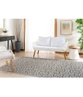 Safavieh Linden  Light Grey / Charcoal LND134 5 ft. 3 in. X 7 ft. 6 in. Rectangle Rug