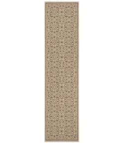 Safavieh Linden  Cream / Beige LND134 2 ft. 2 in. X 10 ft. Runner Rug